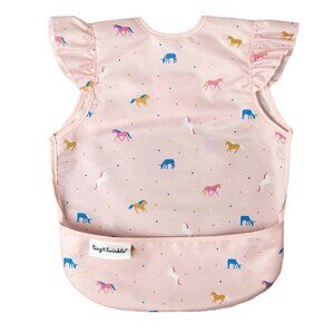 Tiny Twinkle Mess Proof Apron Bib, Size 6-24 Months